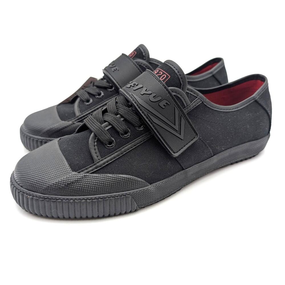 Feiyue Fe Lo 1920 PWRLFT Low-Top Canvas Sneaker Unisex Black Size US W10/M8 EU41